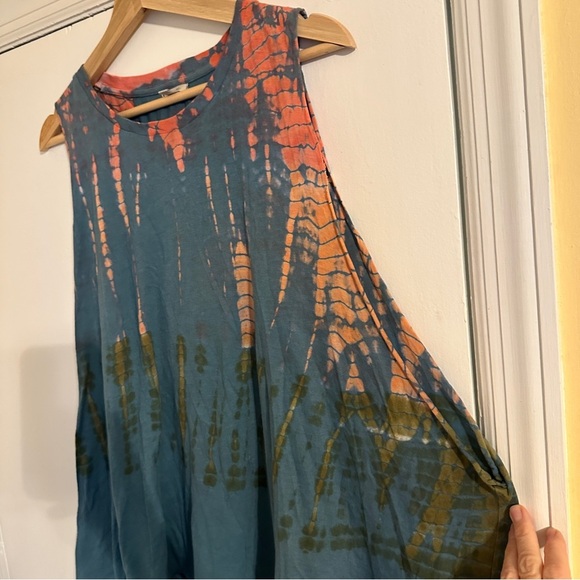 Ecote Urban Outfitters tank shirt oversized flowy tie dye - Picture 5 of 7